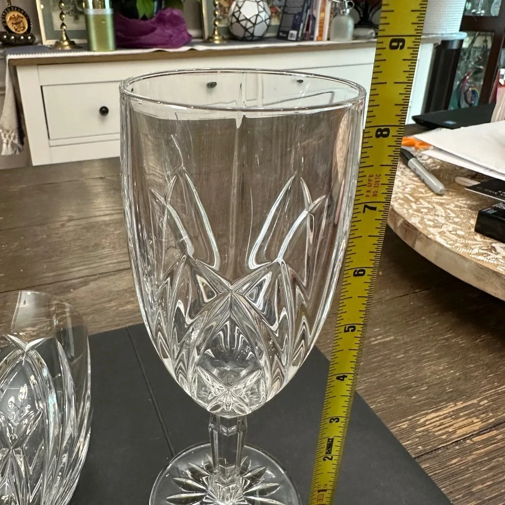 Marquis by Waterford 4 Piece Brookside Iced Beverage Glasses 8.5 inch tall